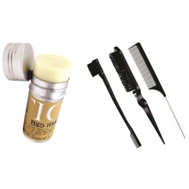 Imagem de Kit pente 3 unidades Cera Cabelo T.I.G.I. B.e.d H.e.a.d Stick 75g