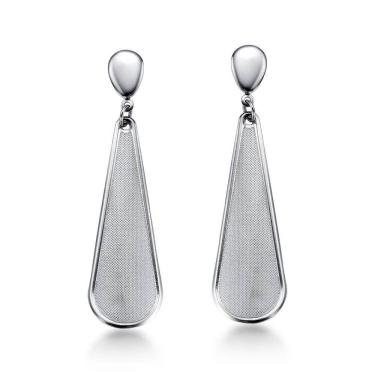 Imagem de Brinco Pendurado Aço Inox Grande Antialérgico Leve