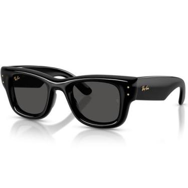 Imagem de Óculos De Sol Ray Ban Aap Rocky Wayfarer Puffer Preto RB4940 60187-47