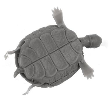 Imagem de Yalych Enfeite decorativo de tartaruga simulação de aquário de plástico, 5 peças, decoração de aquário