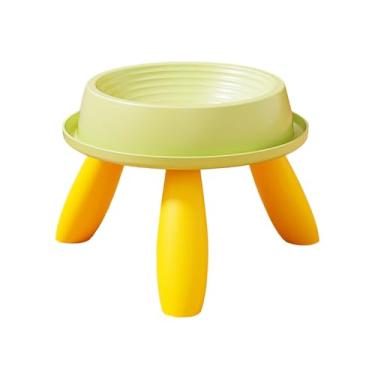 Imagem de Tigela elevada para comida de gato – Tigela levantada para comida de gato | Alimentador para animais de estimação antivômito, prato elevado para filhotes de cachorro para uso diário, alimentação