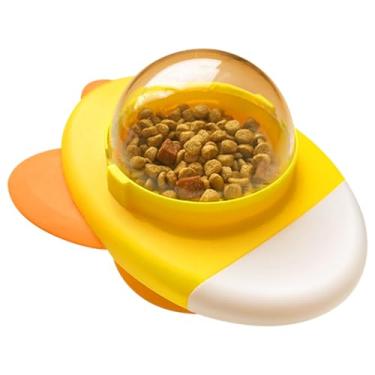 Imagem de Brinquedos para cães dispensadores de guloseimas – bola cognitiva para cães | Bola de alimentação lenta para filhotes de animais de estimação, dispensador de vazamento de comida para estimulação