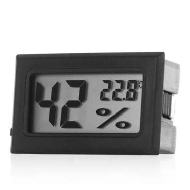 Imagem de Termômetro Lcd Digital De Temperatura E Umidade Higrômetro - Alex Impo