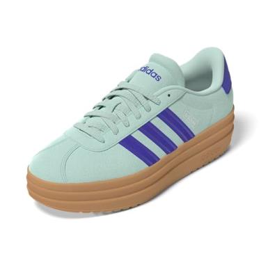 Imagem de adidas Tênis feminino VL Court Bold, Semiflash aqua/azul lúcido, chiclete, 36