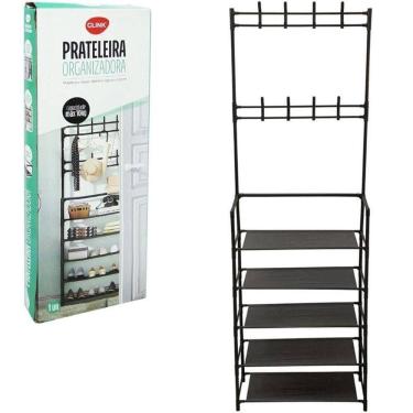 Imagem de Prateleira Organizadora 10 Kg Plastico Pp E Ferro 60 Cm X 29