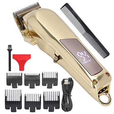 Imagem de Yinhing Máquina de Cortar Cabelo Elétrica Digital Profissional VGR para Homens Aparador de Alta Potência para Barbeiros Máquina de Corte de Cabelo Sem Fio Com Lâminas e Design Ergonômico