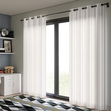 Imagem de Cortina Longa Nilo Purg Santista - Janelas Até 2 Metros - 2,30mx2,80m - Natural