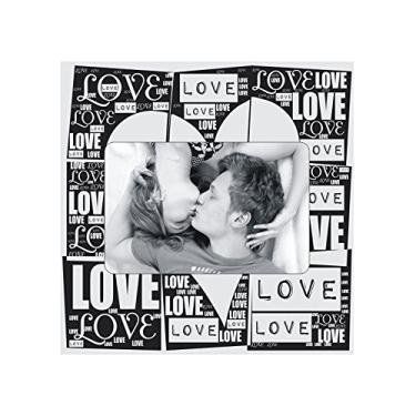 Imagem de Porta Retrato Kapos Branco 20 x 20 cm