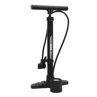 Imagem de RiToEasysports Bomba de Bicicleta Bomba de pé Alta Pressão Com Calibre Liga Alumínio 230 Psi para Bicicletas Montanha Estrada Pneus Basquete Portátil Inflator Compacto