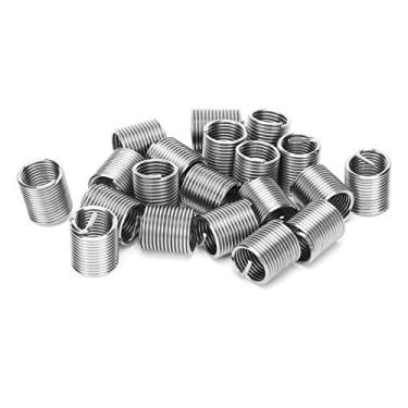 Imagem de Hyuduo Porca de Reparo de Rosca, 20 Peças de Manga de Reparo de Rosca de Aço Inoxidável X 1,5, Inserção de de Fio para Máquinas Hidráulicas, Porcas, Parafuso de Bucha de Manga, Conversão de (2D)
