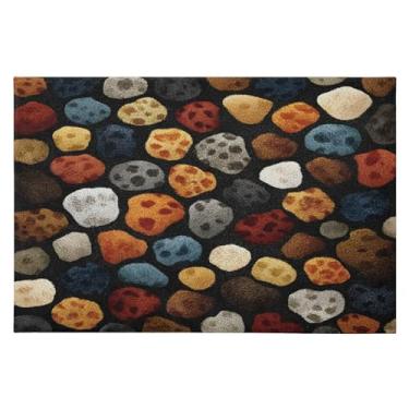 Imagem de CEBUGI Tapete de área 60 x 90 cm macio lavável tapete antiderrapante com suporte de borracha tapetes de área de impressão animal para sala de estar, quarto, decoração de casa