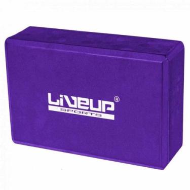 Imagem de Bloco De Yoga - Roxo - Liveup Ls3233Rx - Liveup Sports