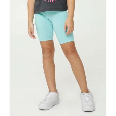 Imagem de Bermuda Infantil Ciclista Básica Marisa Tam 4 a 10-67084, 6, Verde
