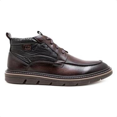 Imagem de Bota de Couro Democrata Masculina Metropolitan Jeff Cano Curto 604104-Masculino