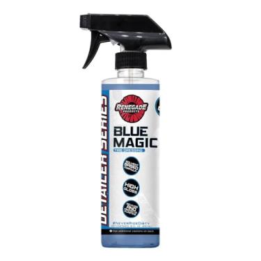 Imagem de Renegade Products Blue Magic Tire Dressing – Fórmula à base de solvente de alto brilho para pneus, acabamento e plásticos externos – Brilho de detalhe profissional (473 g)