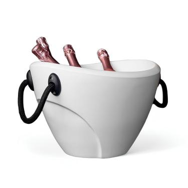 Imagem de Balde Elegante De Gelo 13l - Ideal Para Festas E Eventos Com Alça Prática