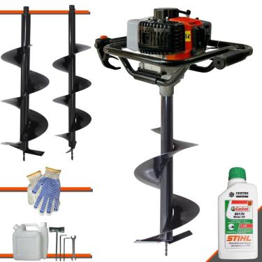 Imagem de Trado Motorizado Vant Vps52 + 3 Brocas + óleo Stihl 2t