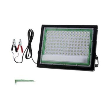 Imagem de Holofote externo LED 50W/100W com luz branca/luz quente/RGB com interr