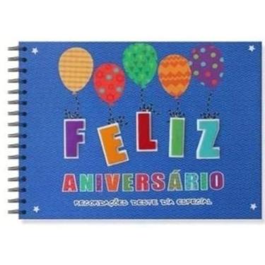 Imagem de ALBUM DE RECORDACOES ANIVERSARIO BALOES COLORIDOS