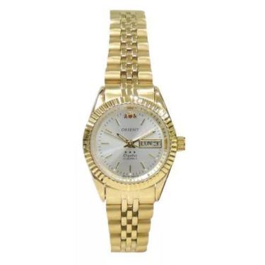 Imagem de Relógio orient feminino automatico dourado 559eb1nh b1kx
