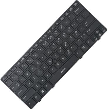 Imagem de Teclado mBook para HP EliteBook 2570P Preto com Pointing Stick