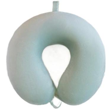 Imagem de Almofada de Viagem Para O Pescoço, Concebida Para Se Moldar Confortavelmente Aos Contornos Da Sua Cabeça e Pescoço, Leve e Portátil.(Verde)