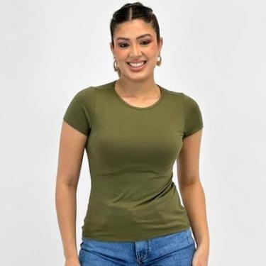 Imagem de Blusa Malwee Básica Manga Curta Gola Redonda Feminina-Feminino