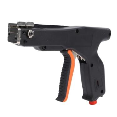 Imagem de Fockety Pistola de Braçadeira de Cabo de Nylon, Ferramenta de Fixação de Braçadeira de Cabo Força de Agrupamento Ajustável Pistola de Braçadeira de Corte de Fixação Automática para