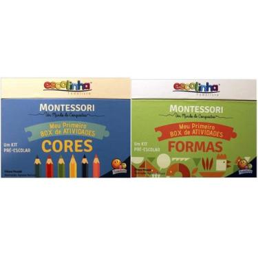 Imagem de Kit de livros infantis: meu primeiro box de atividades cores + Meu pri