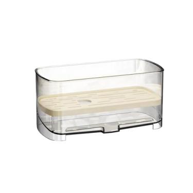 Imagem de 1 rack multifuncional para pia com prateleira de drenagem e suporte de toalha de prato - sem necessidade de eletricidade, armazenamento de bancada para esponjas (branco)