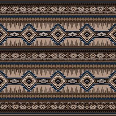 Imagem de Tyrot Jogo de cama com edredom asteca e fronhas para todas as estações, marrom escuro, tamanho Queen