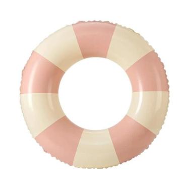 Imagem de Boia Inflável Vintage Listrada Para Crianças E Adultos, Brinquedo Para