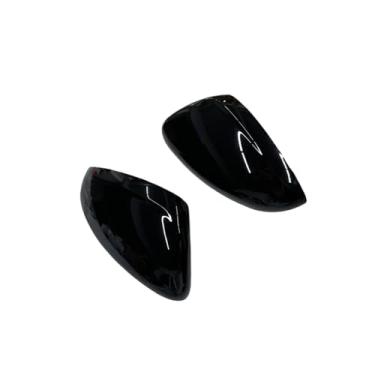 Imagem de Compatível com peugeot 208 308 408 508 307 2008 4008 5008 2013-2023 exterior exterior retrovisor substituir espelho capa acessórios do carro(Black)