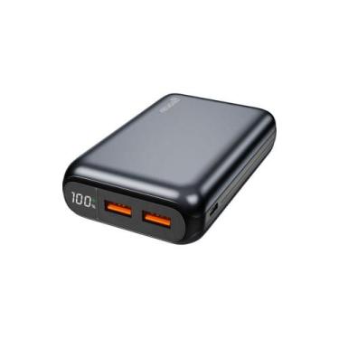 Imagem de Bateria Portatil Geonav 20.000mAh 20W Display Cinza