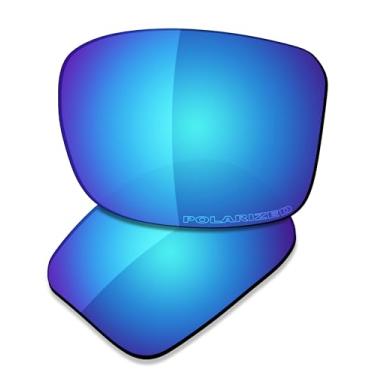 Imagem de SAUCER Lentes de reposição premium para óculos de sol Oakley Heliostat OO9231 de alta definição - azul glacial polarizado