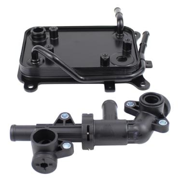 Imagem de DriveFix Aquecedor de óleo de transmissão ATF e válvula de água para Hyundai Palisade 2020-25, Santa Fe 2.4 3.3 2015-20, Santa Fe Sport 2.4 2015-18, Santa Fe XL 2015-19, Kia Telluride 2020-24