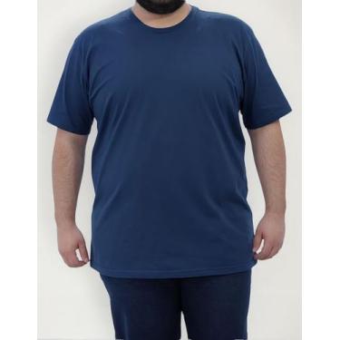 Imagem de Camiseta Algodão Plus Size Tamanho Grande G1 G2 G3 G4 G5 - Lishoope, A