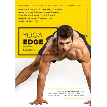Imagem de Yoga Edge - Yoga Rx For Runners, Cyclists, Athletes, Golfers, Weight Training, Hiking, Tennis, Swimmers, Cross Fitness, and More! Train Harder, Recover Faster, Play Longer, and Feel Better! [DVD]