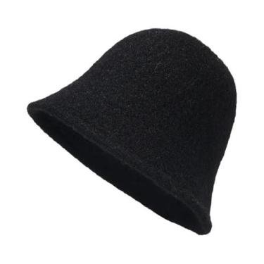 Imagem de Chapéu De Feltro Vintage Feminino Estilo Britânico Retro Panama Cap De