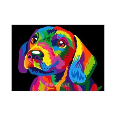 Imagem de Kit De Pintura Em Diamante 5D DIY Com Gato Leão E Tigre, Pedras Redond