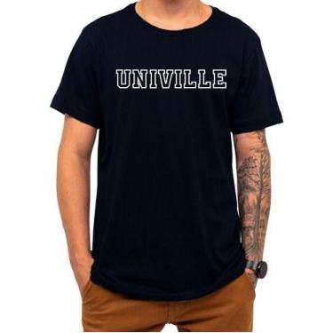 Imagem de Camiseta Faculdade Univille Universidade Da Região Joinville, G, Preto