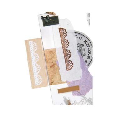 Imagem de Carimbo De Madeira Com Padrão De Renda Floral Para Scrapbooking, Álbum