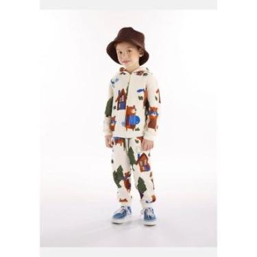 Imagem de Conjunto Infantil Masculino com Jaqueta e Calça Urso Amigo Três e Já-Masculino