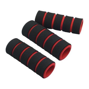 Imagem de Generic Conjunto de 3 Protetores de Espuma Antiderrapantes para Barra de Flexão, Ideais para Levantamento de Peso e Fitness.