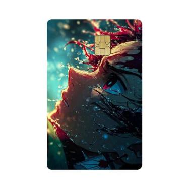 Imagem de Capa De Cartão De Crédito Em PVC Fosco HD Do Luffy Do Anime One Piece 