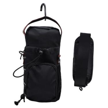 Imagem de Jectse Bolsa de Ginástica Magnética, Bolsa Tipo Estilingue Em PU Com Vários Compartimentos para Homens e Mulheres, Suporte Magnético para Garrafa de água Com Alça para Viagens,