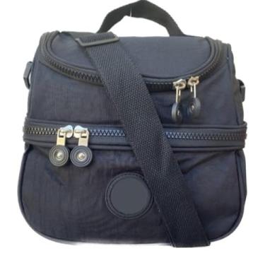 Imagem de Bolsa Térmica Feminina Masculina Lancheira Com Alça Porta Marmita Trabalho Escola(Preto 2)