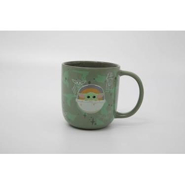 Imagem de Disney Caneca de cerâmica Star Wars The Mandalorian The Child Arrives – Copo de café Grogu Baby Yoda colecionável, licenciado oficial do Star Wars