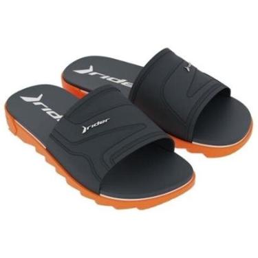 Imagem de Chinelo Masculino RW Plus Laranja Cinza Branco Rider 12441-BF550-Feminino