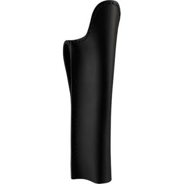 Imagem de Carteira Shield Mini Mag AA porta-lanterna, coldre de couro preto serve para barris de lanterna de 0,70 polegadas de diâmetro, para cintos de serviço de até 5 cm (estilo snapback), feito nos EUA